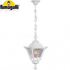 Φωτιστικό Φανάρι Κρεμαστό 1xE27 Ρητίνης Λευκό IP55 Fumagalli Golia